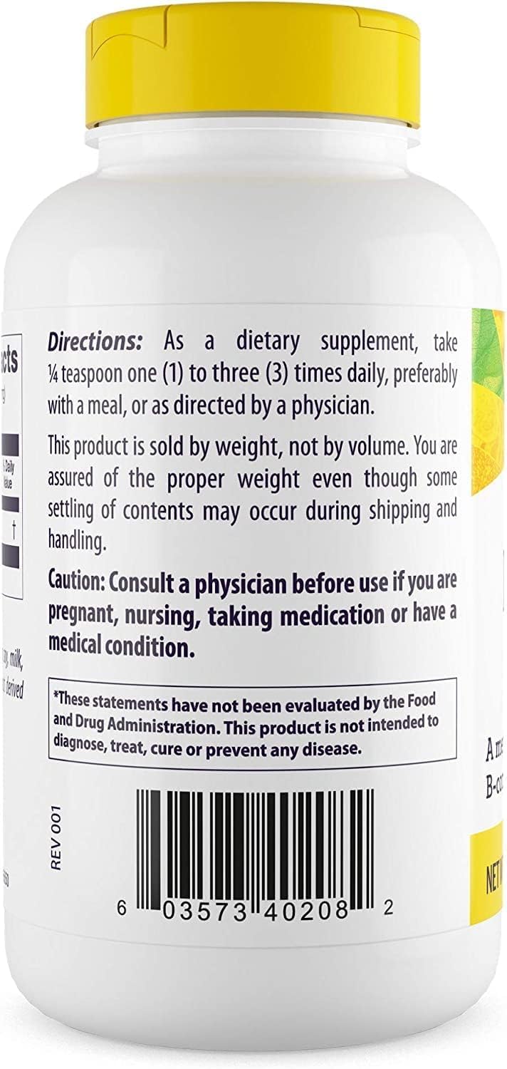 Healthy Origins Poudre d'inositol, texture fine prête à être mélangée.