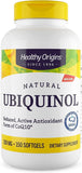 Healthy Origins Ubiquinol: bouteille 200 mg prête à l'emploi pour l'énergie et le soutien cardiaque.
