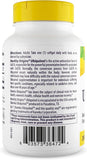 Healthy Origins Ubiquinol : étiquette indiquant sans gluten et sans OGM.