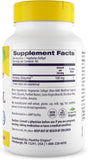 Gélules végétales Healthy Origins ubiquinol faciles à avaler.