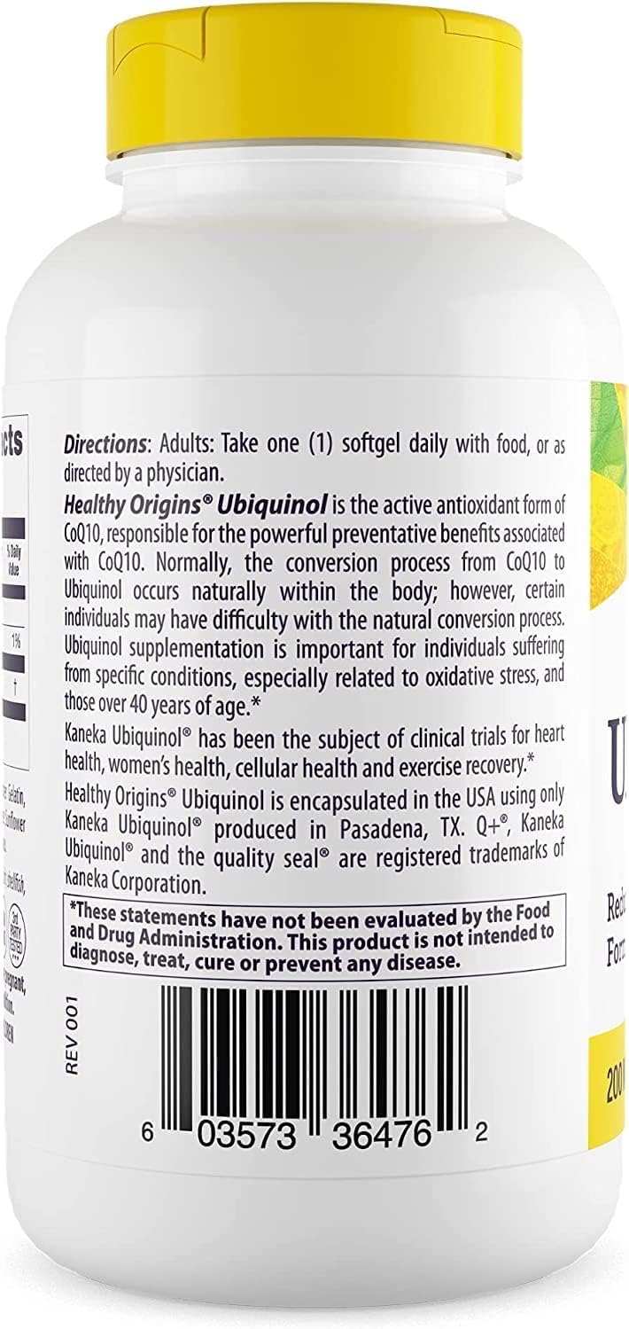 Healthy Origins Ubiquinol: tests en laboratoire indépendants pour qualité et sécurité.
