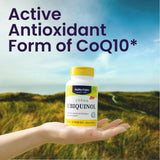 Healthy Origins ubiquinol sans OGM, affichage clair.