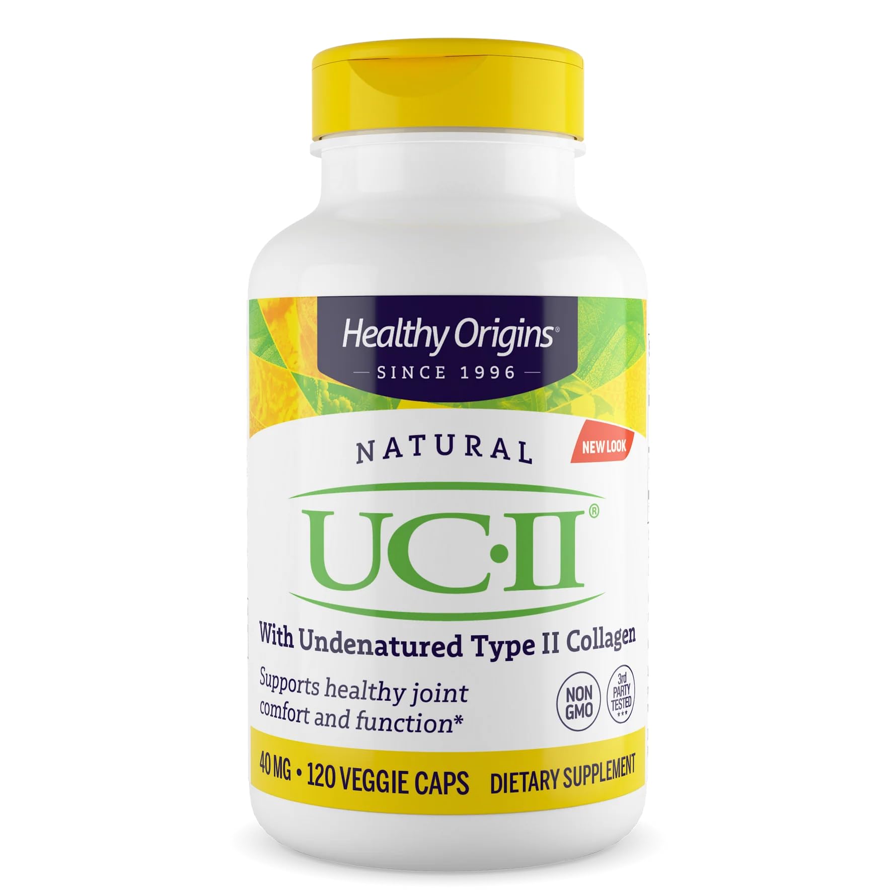 Healthy Origins UC-II gélules-bouteille, soutien potentiel des articulations au quotidien