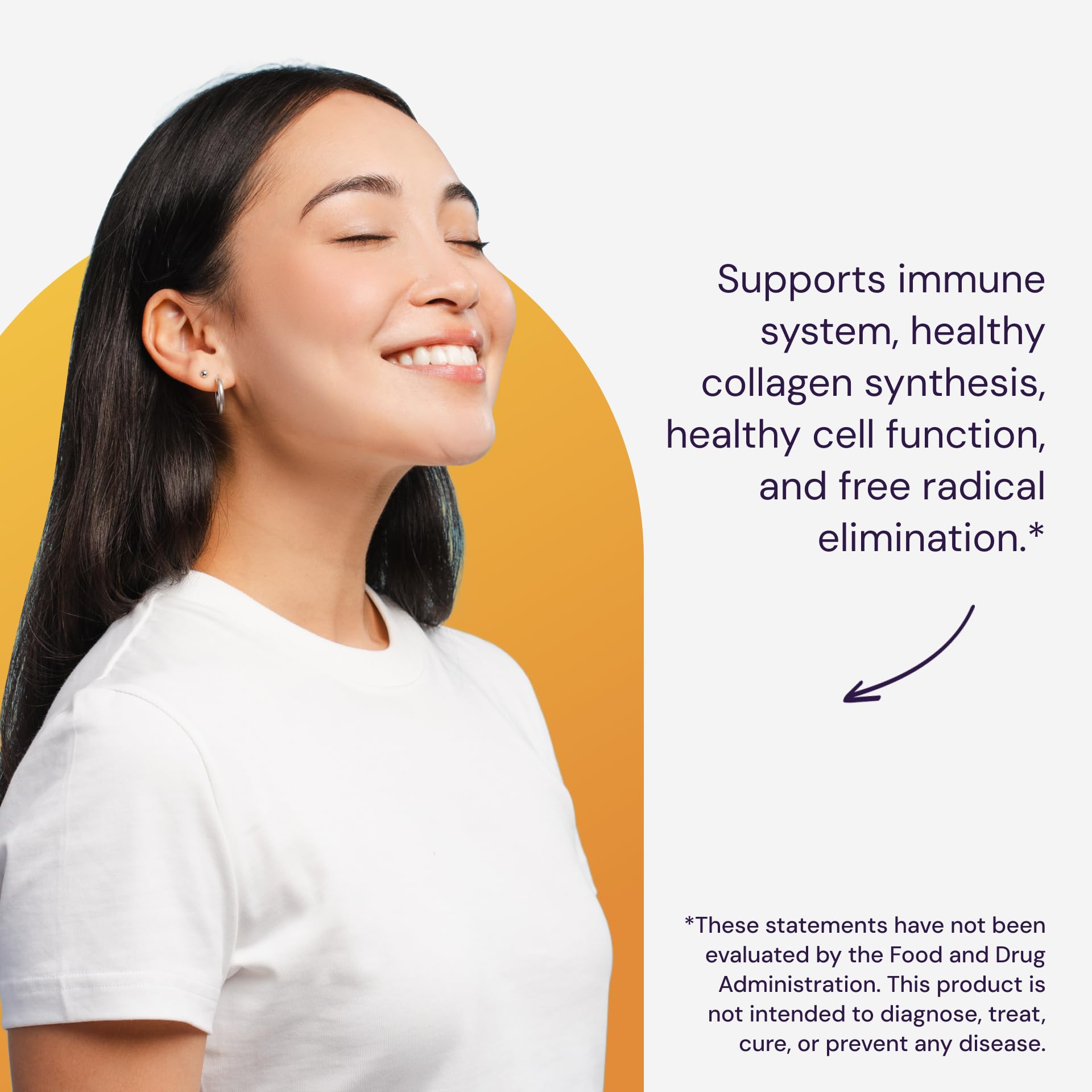 Dosage quotidien Healthy Origins Vitamine C, conseils d'utilisation en routine.