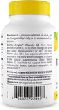 Healthy Origins Vitamin K2 MK-7 – étiquette et flacon, Non-GMO et sans gluten.