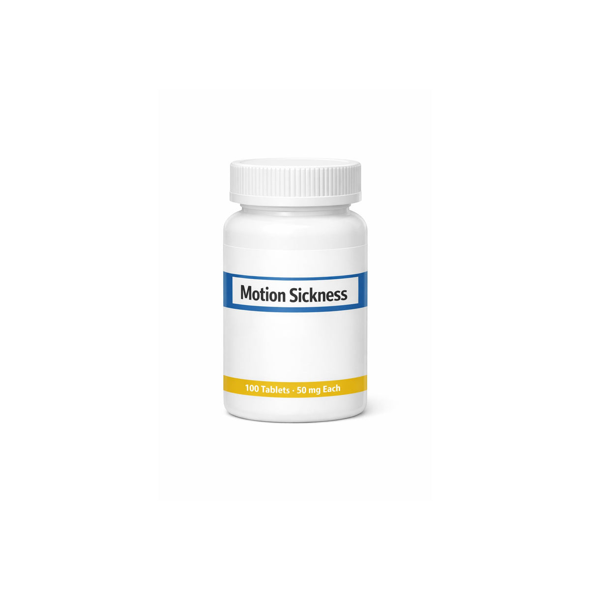 Healthy Surplus tablettes-dimenhydrinate 50 mg emballage idéal pour le mal des transports et les nausées.