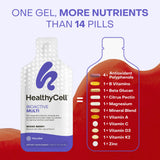 Healthycell Bioactive format prêt à boire sur la route pour énergie rapide.