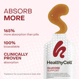 HealthyCell Glucose Support – utilisation quotidienne en déplacement.
