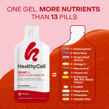 Healthycell goût framboise, gel facile à savourer au quotidien.