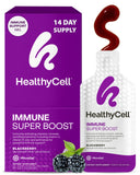 Healthycell Immunité Super Boost: pack gel pratique pour une prise quotidienne.