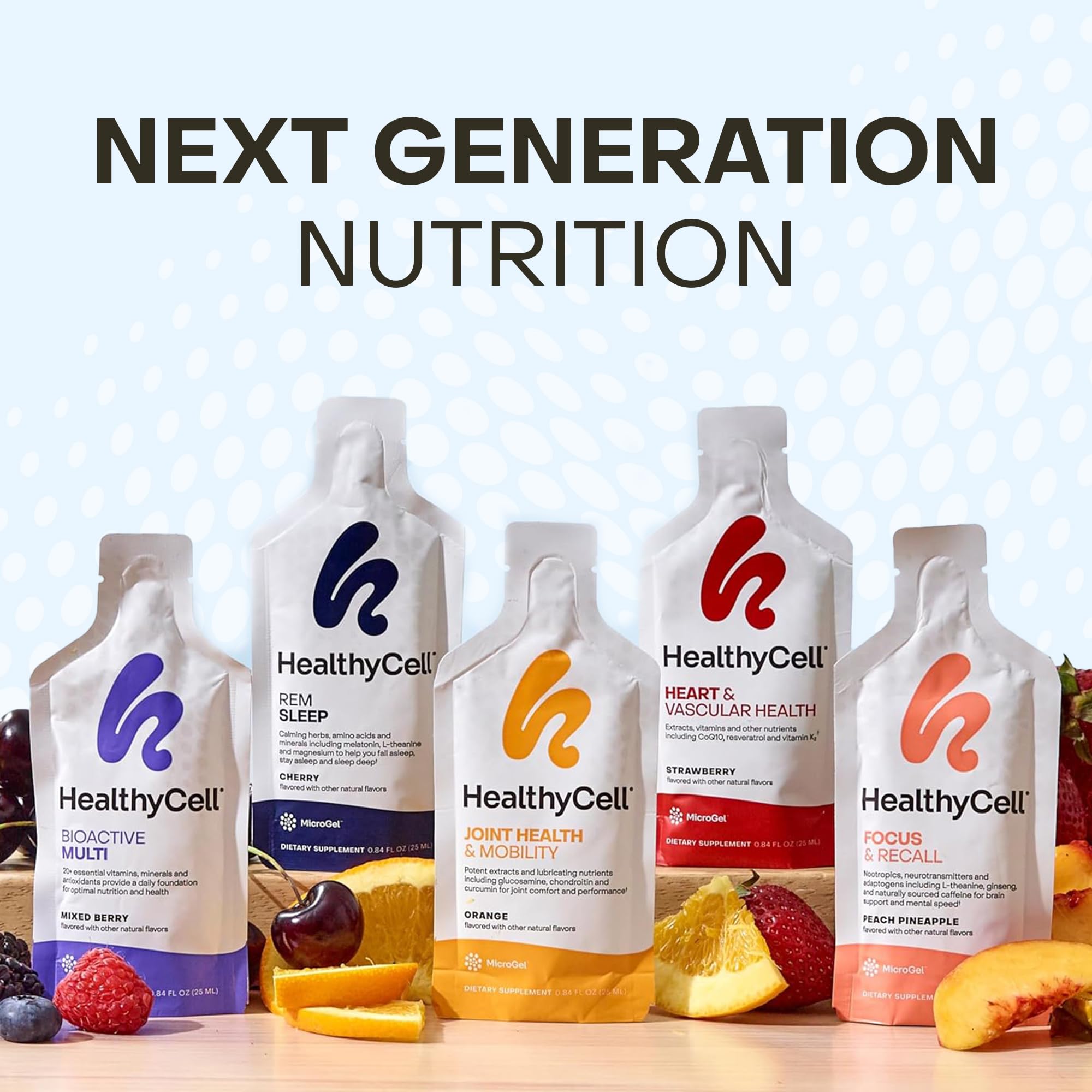 Healthycell ingrédients naturels sans additifs, choix sain.
