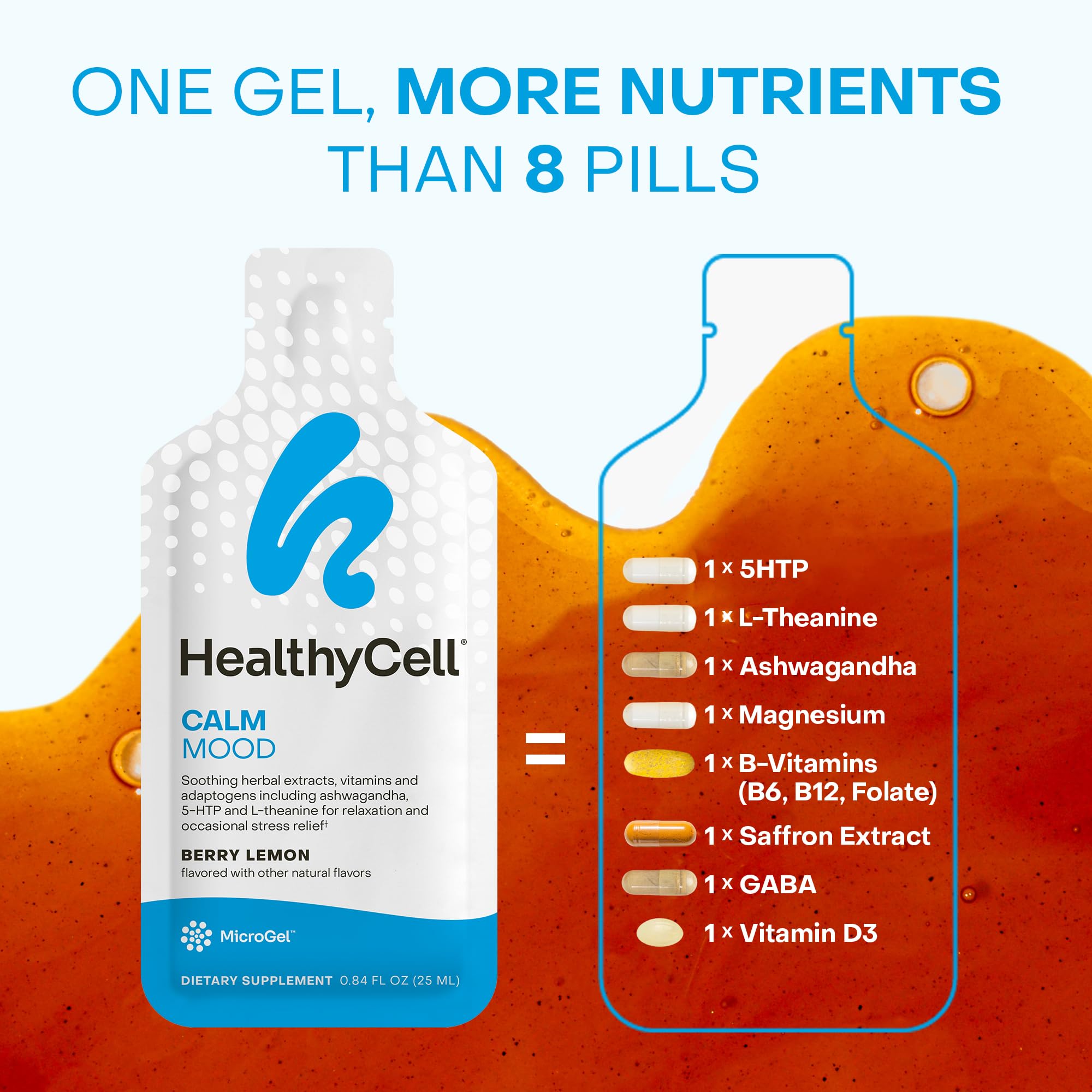 HealthyCell Sans Additifs, formule naturelle sans charges pour la routine quotidienne.
