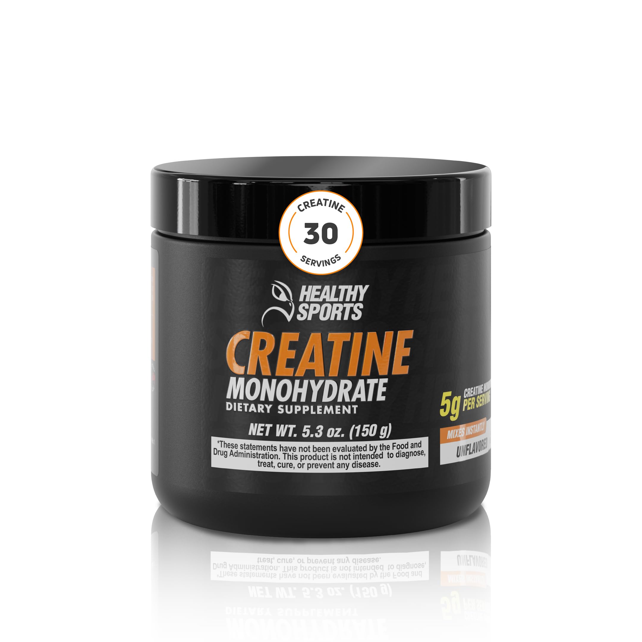 HEALTHY SPORTS Creatine Monohydrate poudre-5g-dose, dosage précis pour soutenir vos entraînements
