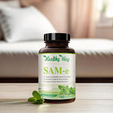 HealthyWayRx SAM-e 500 mg – Emballage informatif et durable.