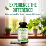 HealthyWayRx SAM-e 500 mg – Sans additifs artificiels et sans lactose.