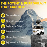 Étiquette et logo Healtiko assurant l'authenticité du produit Shilajit Résine.
