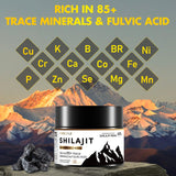 Utilisation quotidienne simple et rapide à intégrer à votre routine avec Shilajit Résine.