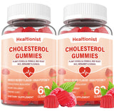  Healtionist cholestérol gummies en bouteille, pratique pour une routine quotidienne.