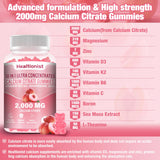 Ingrédients D3, K2, magnésium et zinc par Healtionist pour meilleure assimilation.
