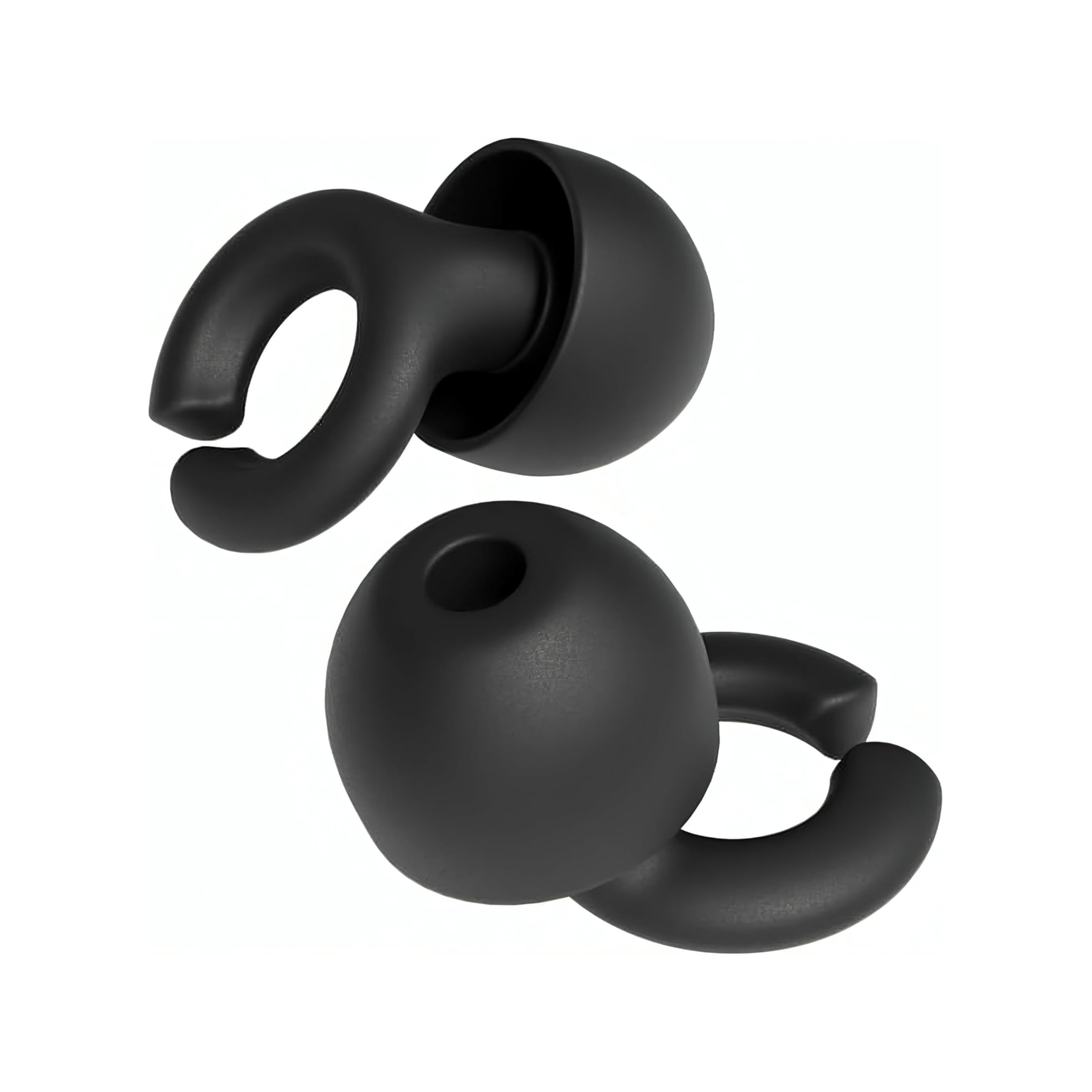 HEAR HUSH HOOPS : vue face produit, bouchons confortables pour sommeil et voyages.