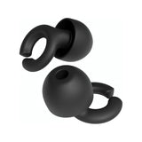 HEAR HUSH HOOPS : vue face produit, bouchons confortables pour sommeil et voyages.