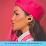 HEAR HUSH HOOPS, portable et discret dans un étui compact.