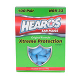 HEAROS Xtreme bouchons d'oreille en mousse, réduction 33 dB pour dormir paisiblement.