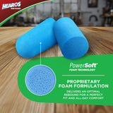 HEAROS Xtreme bouchons d'oreille en mousse, confort longue durée pour étude ou voyage.
