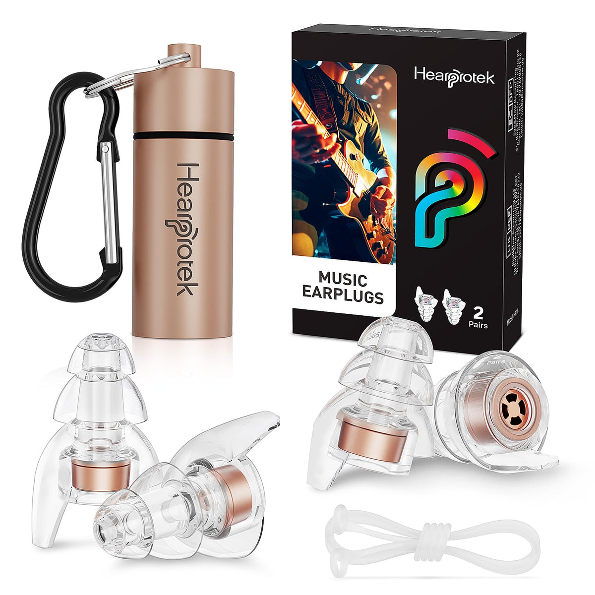 Hearprotek bouchons concert oreilles: réduction efficace du bruit tout en conservant la clarté du son