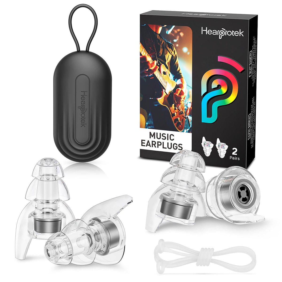 Hearprotek bouchons de concert: réduction du volume tout en conservant la clarté.