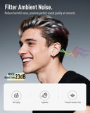 Hearprotek bouchons d'oreilles, confort en silicone pour usage prolongé