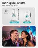Pour musiciens et spectateurs lors de concerts et festivals avec équilibre sonore.