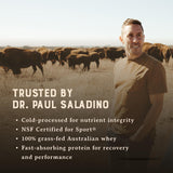 Étiquette HEART & SOIL: certification NSF pour le sport.