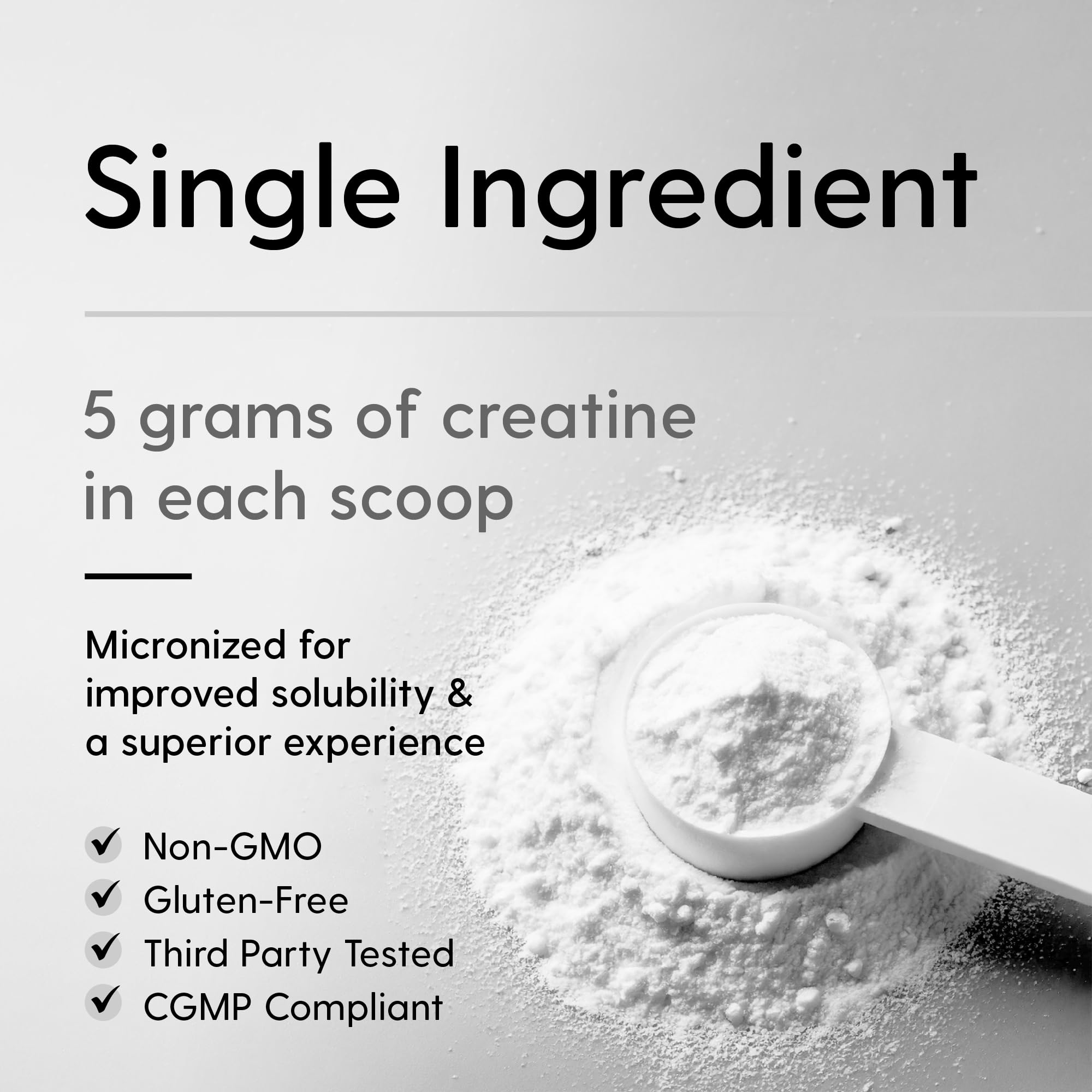 HEARTHY FOODS Créatine Monohydrate Micronisée – shaker fluide pour boisson pré/post entraînement