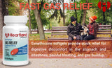 Heartland Pharma Simethicone dosage conseillé, aide à libérer les gaz plus confortablement.