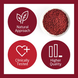 HeartShape riz de levure rouge – tableau nutrition et ingrédients standardisés.
