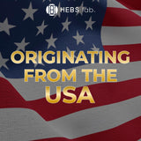 HEBS LAB fabriqué aux États-Unis, emballage sûr.