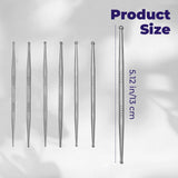 Stylo d'acupression en acier inox Heclia pour stimulation précise.