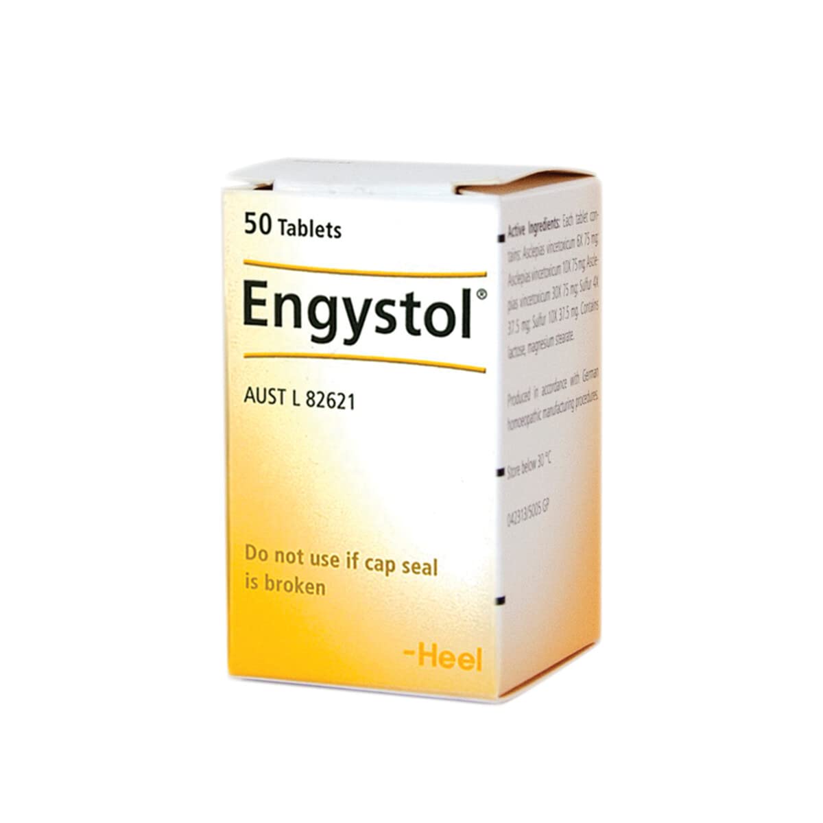 Heel Engystol, comprimés blancs, soutien des défenses immunitaires et prévention des infections.