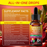 HEERB Vascu Flow extrait Cayenne 200 mg - soutien potentiel de la circulation.
