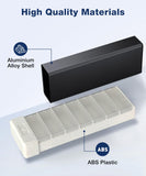 HEIYING organisateur pilules aluminium semaine compact fermeture magnetique: accès rapide et sécurisé.