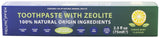 Appliquez ce dentifrice Zeolite sur votre brosse pour un brossage quotidien sans fluor.