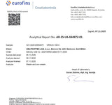 Heiltropfen Ormus – certificat d’analyse tiers pour transparence.