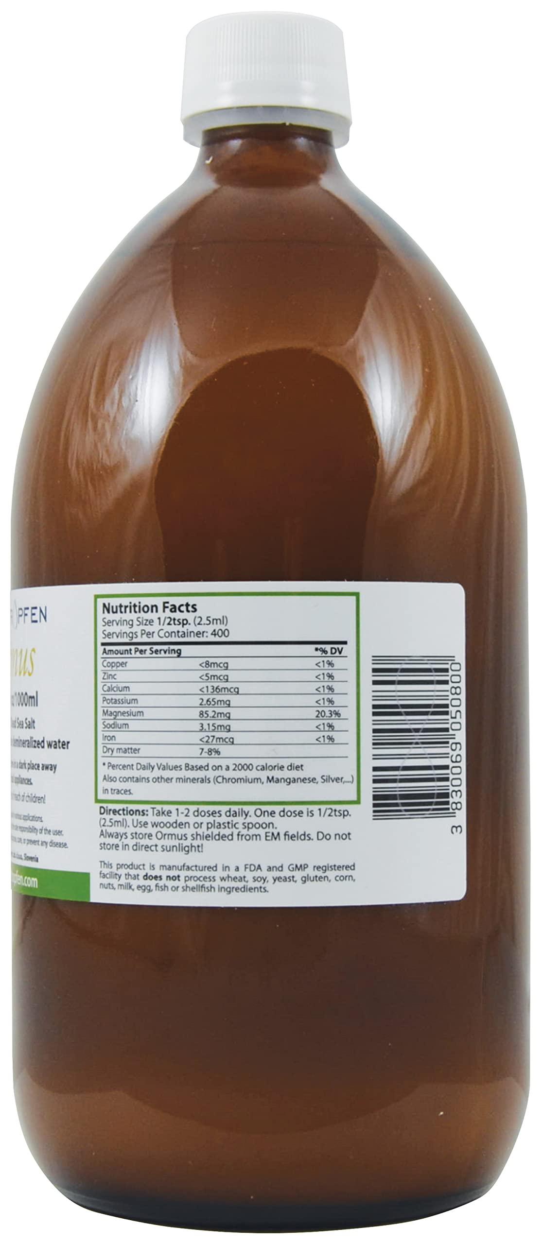 Heiltropfen Ormus – emballage protégé en polystyrène.