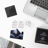 Déco Bureau Shungite par Heka Naturals, apporte calme et énergie équilibrée
