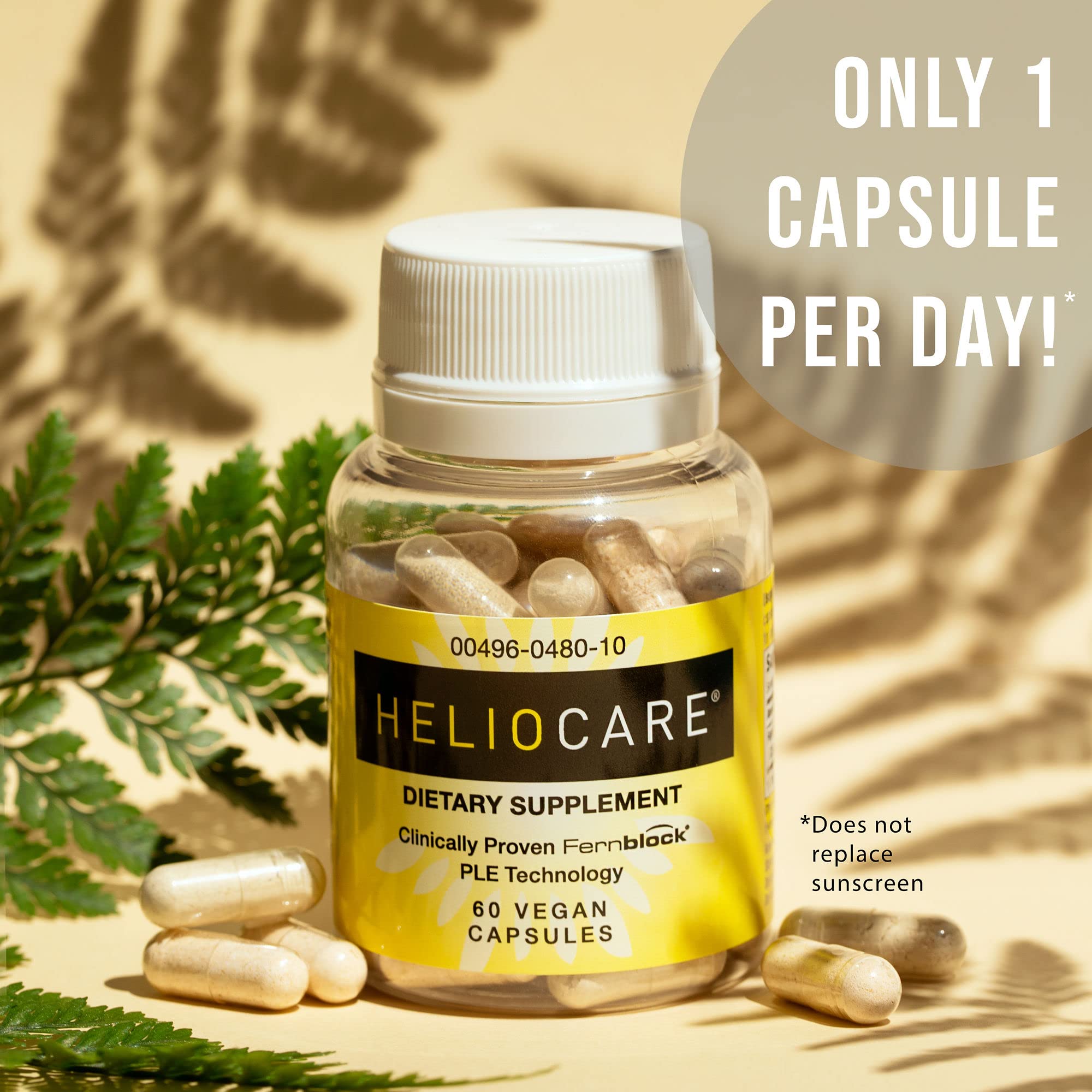 Heliocare prise quotidienne, facile à insérer dans la routine de soins.