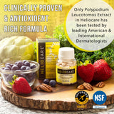 Heliocare synergie avec écran solaire, complément à la protection solaire.