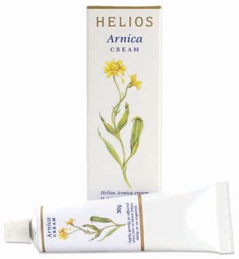 Helios Arnica Crème en tube 30 g, soin doux pour les contusions.