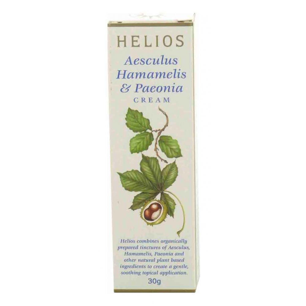 Crème Helios aesculus-hamamelis-paeonia en tube 30 g, soin doux pour peaux sensibles