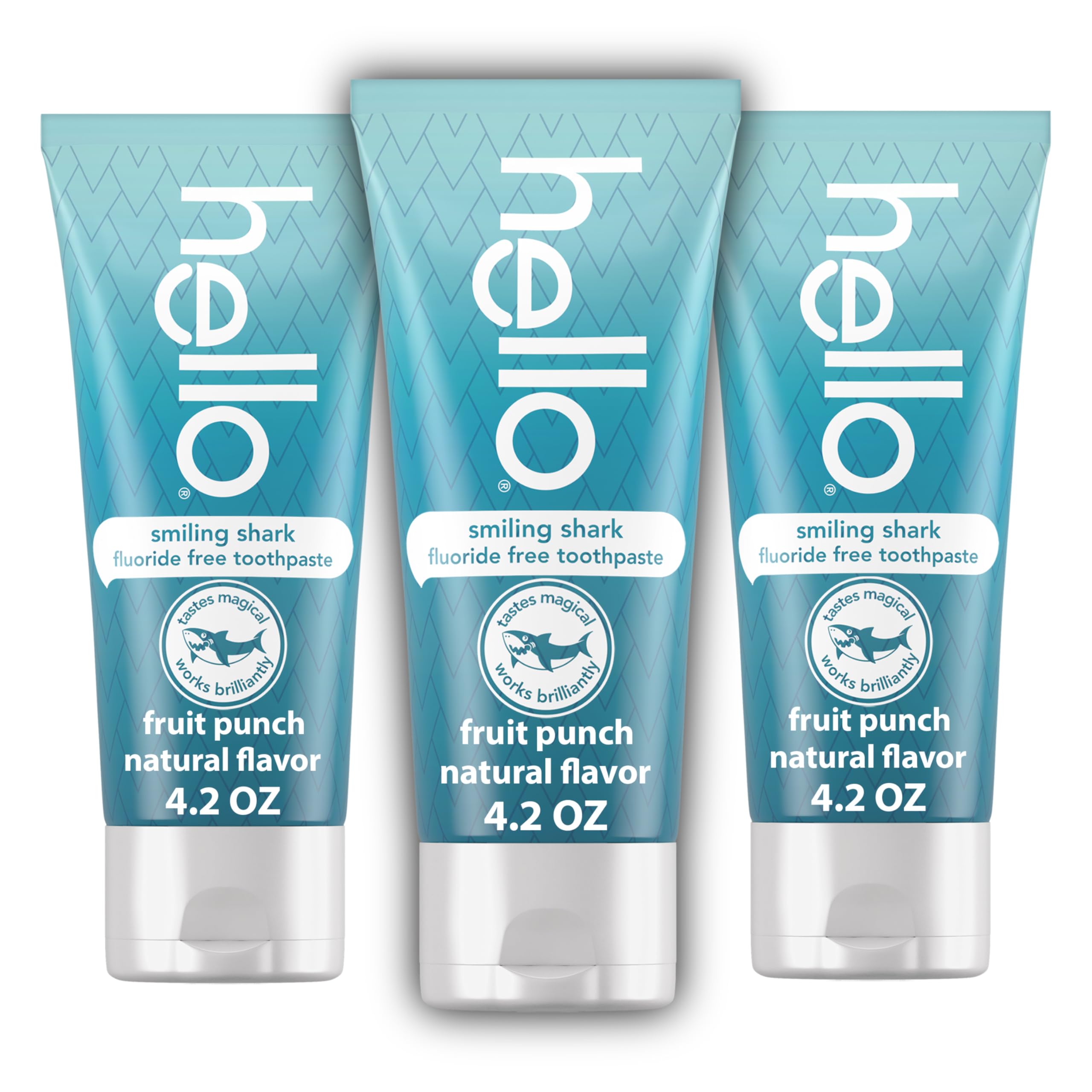 Dentifrice Hello pour enfants pack de 3 tubes, pratique pour la routine quotidienne
